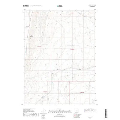 2017 Map of Bridger, 2017 Print