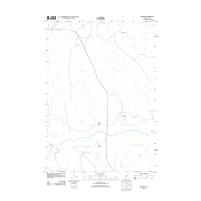 2012 Map of Bridger, 2012 Print