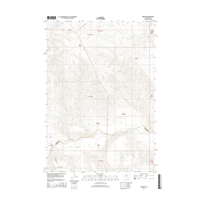 2015 Map of Bridger, 2015 Print