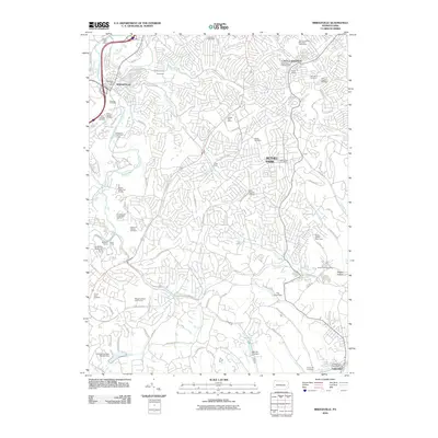 2010 Map of Bridgeville, 2010 Print