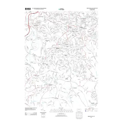 2013 Map of Bridgeville, 2013 Print
