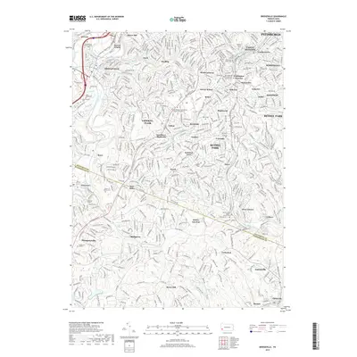 2019 Map of Bridgeville, 2019 Print