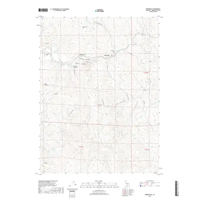 2018 Map of Bridgeville, 2018 Print