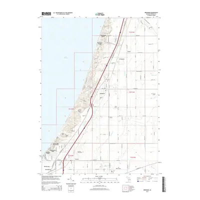 2014 Map of Bridgman, 2014 Print