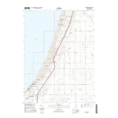 2017 Map of Bridgman, 2017 Print