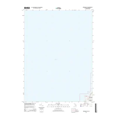 2014 Map of Bridgman OE W, 2014 Print