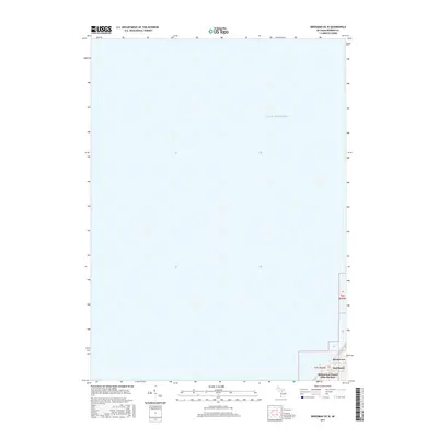 2017 Map of Bridgman OE W, 2017 Print
