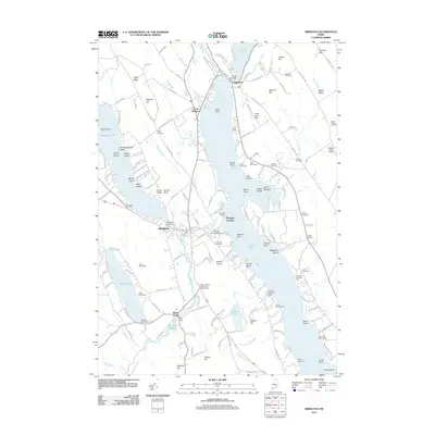 2011 Map of Bridgton, 2011 Print