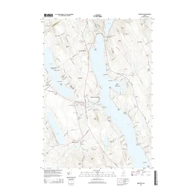 2014 Map of Bridgton, 2014 Print