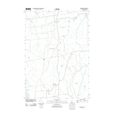 2012 Map of Bridport, 2012 Print