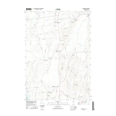 2015 Map of Bridport, 2015 Print