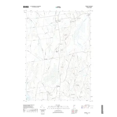 2018 Map of Bridport, 2018 Print