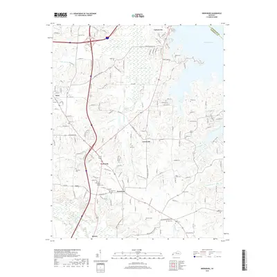 2019 Map of Briensburg, 2019 Print