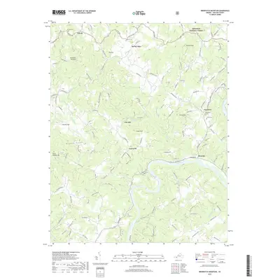 2019 Map of Brierpatch Mountain, 2019 Print