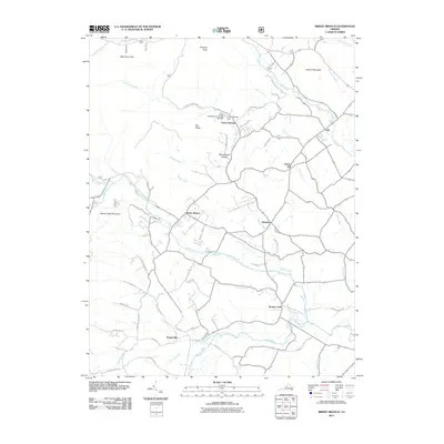 2011 Map of Briery Branch, 2011 Print