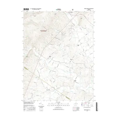 2016 Map of Briery Branch, 2016 Print