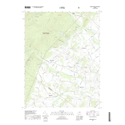 2019 Map of Briery Branch, 2019 Print
