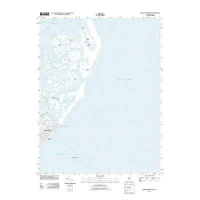 2011 Map of Brigantine Inlet, 2011 Print