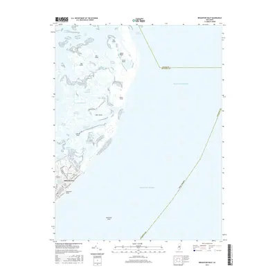 2016 Map of Brigantine Inlet, 2016 Print