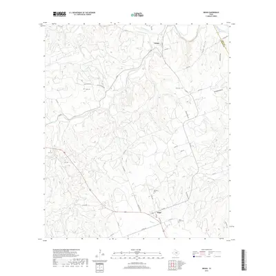 2019 Map of Briggs, 2019 Print
