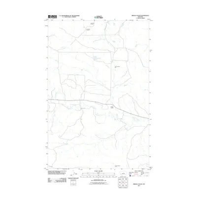 2011 Map of Briggs Coulee, 2011 Print