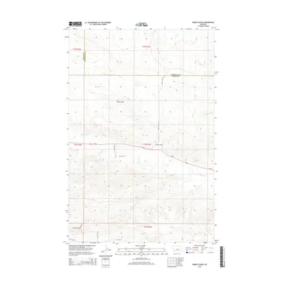 2014 Map of Briggs Coulee, 2014 Print