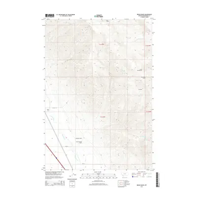 2014 Map of Briggs Ranch, 2014 Print