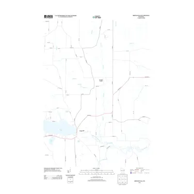 2013 Map of Briggsville, 2013 Print
