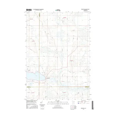 2016 Map of Briggsville, 2016 Print