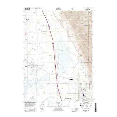 2014 Map of Brigham City, 2014 Print