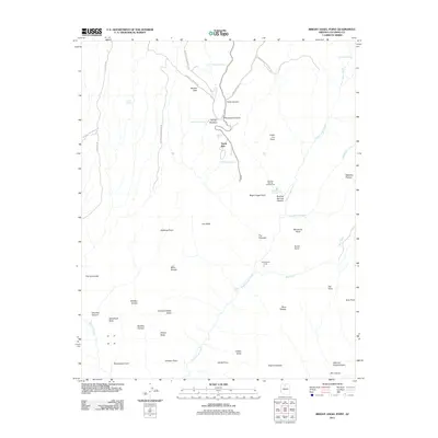 2011 Map of Bright Angel Point, 2011 Print