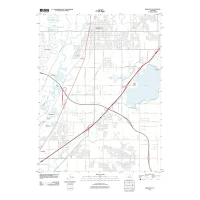 2010 Map of Brighton, 2010 Print