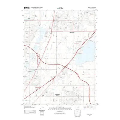 2013 Map of Brighton, 2013 Print