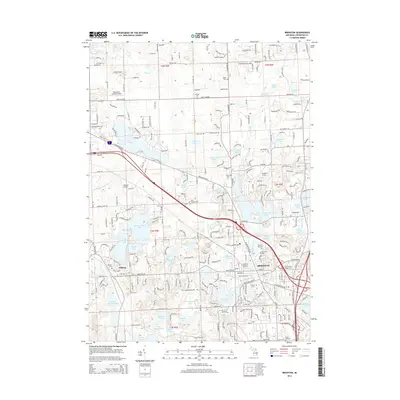 2014 Map of Brighton, 2014 Print