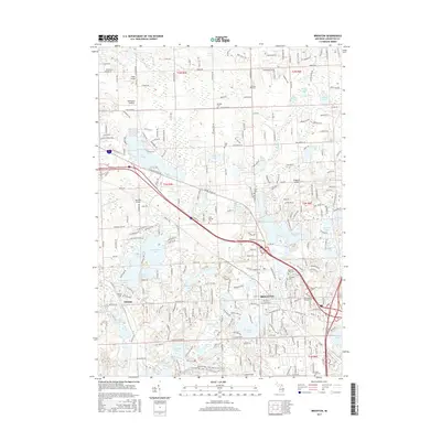 2017 Map of Brighton, 2017 Print