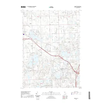2019 Map of Brighton, 2019 Print