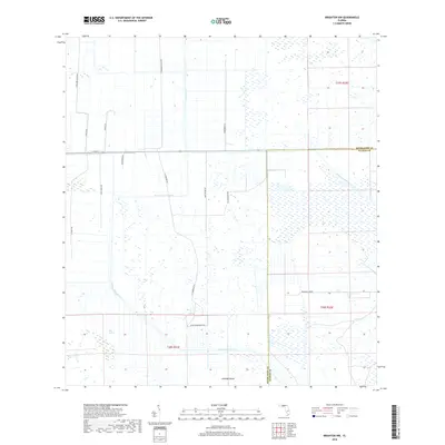 2018 Map of Brighton NW, 2018 Print