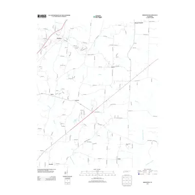 2013 Map of Brighton, 2013 Print