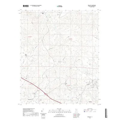 2018 Map of Brilliant, 2018 Print