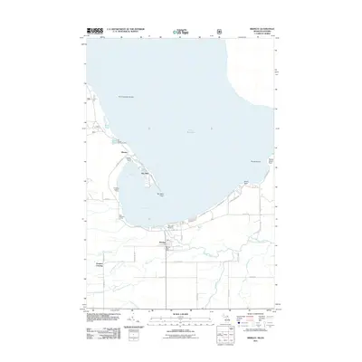 2011 Map of Brimley, 2011 Print