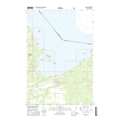 2017 Map of Brimley, 2017 Print