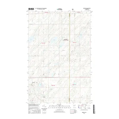 2016 Map of Brimson, 2016 Print