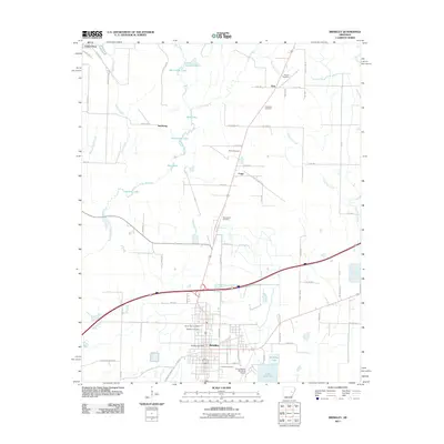 2011 Map of Brinkley, 2011 Print