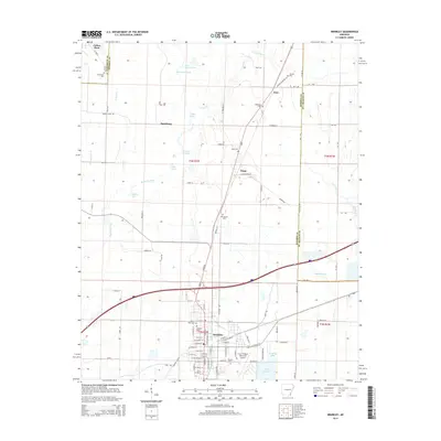 2014 Map of Brinkley, 2014 Print