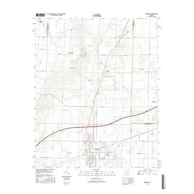 2017 Map of Brinkley, 2017 Print