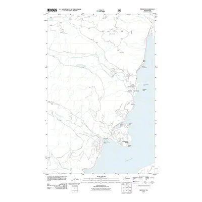 2011 Map of Brinnon, 2011 Print