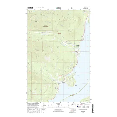 2017 Map of Brinnon, 2017 Print