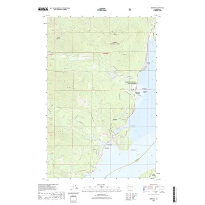 2020 Map of Brinnon, 2020 Print