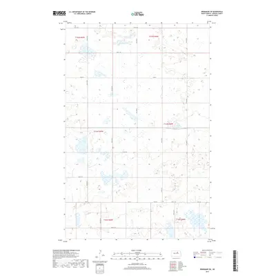 2017 Map of Brinsmade SW, 2017 Print
