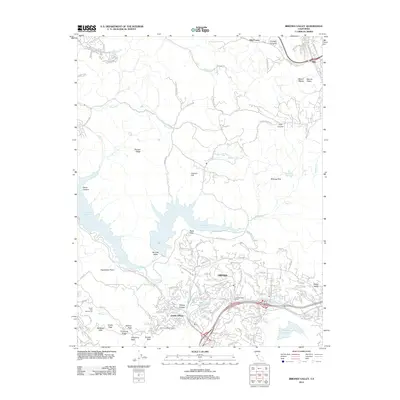 2012 Map of Briones Valley, 2012 Print